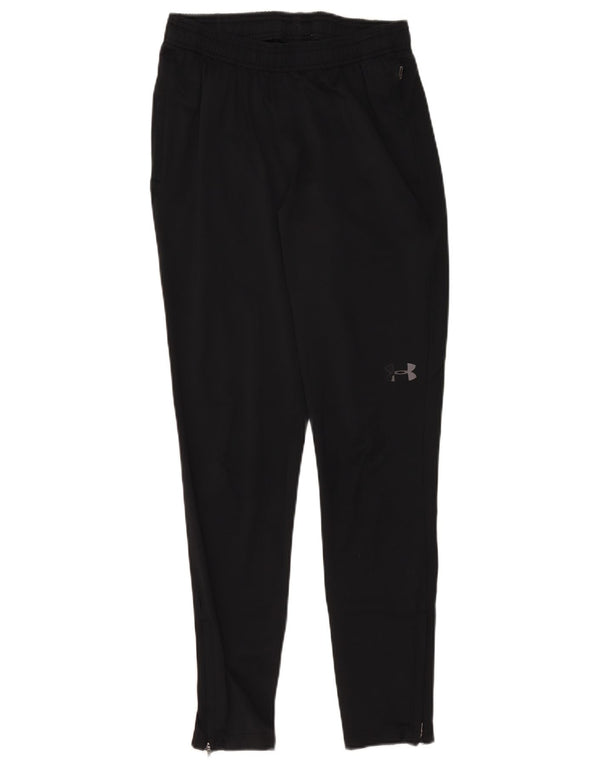 Męskie spodnie dresowe Under Armour, małe, czarne, poliestrowe