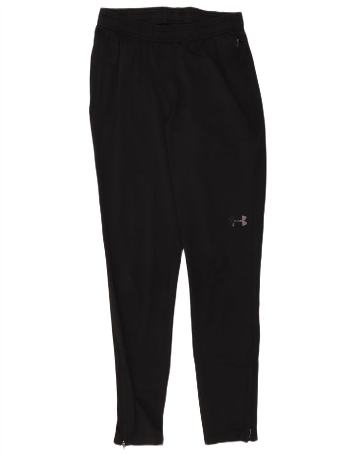 Męskie spodnie dresowe Under Armour, małe, czarne, poliestrowe