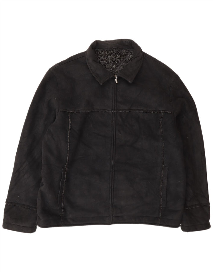 Marks & Spencer Męska kurtka Sherpa UK 42 XL czarna