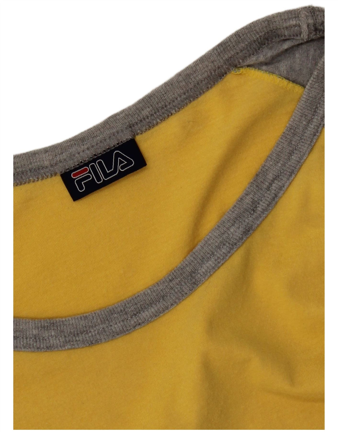 T-shirt męski Fila Top w kolorze średnio żółtym