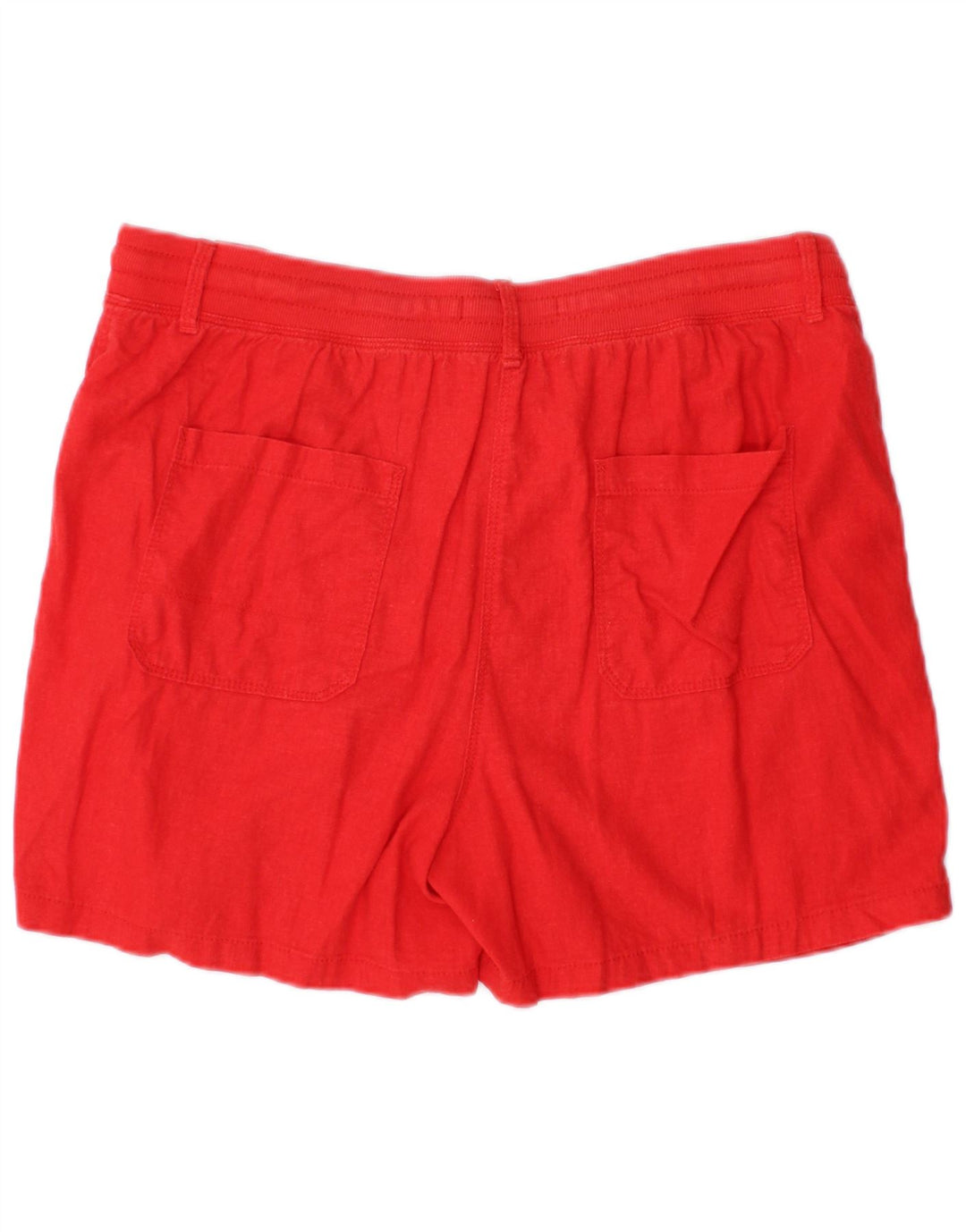 Marks & Spencer Damskie spodenki Chino UK 14 Large W36 Czerwone lniane