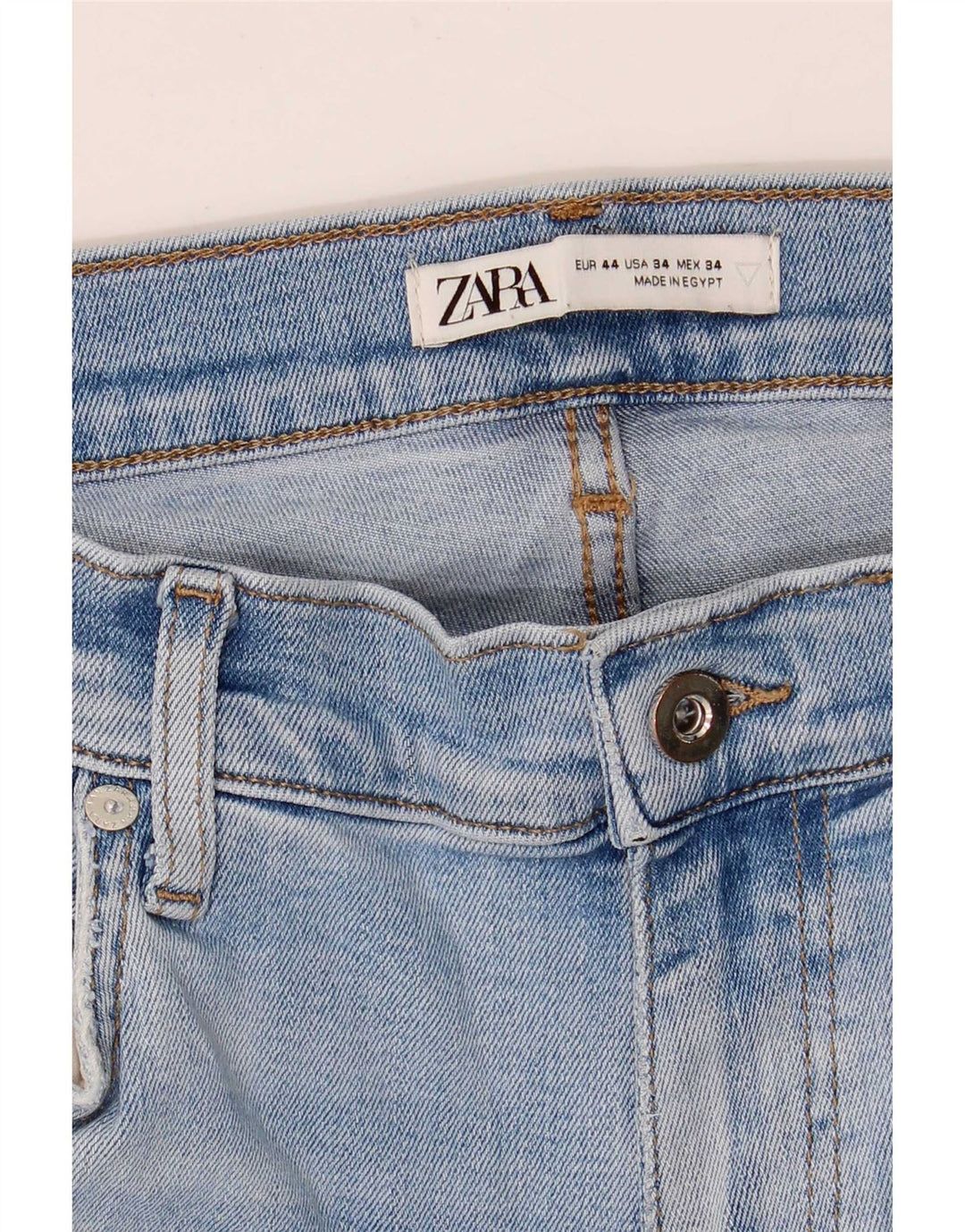 Męskie jeansy slim fit Zara EU 44 Large W34 L28 Blue