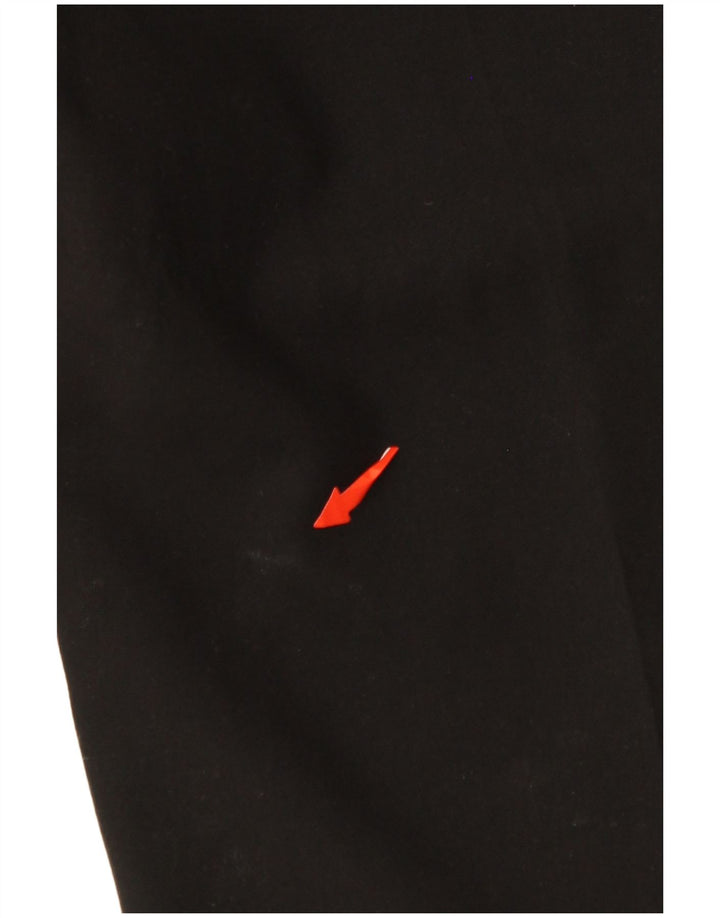 Proste, przycięte spodnie damskie JIGSAW UK 14, duże, W34, L25, czarne