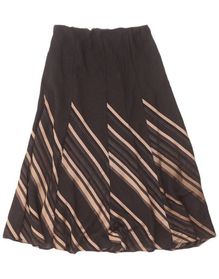 Marks & Spencer Damska spódnica w kształcie litery A UK 14 Medium W30 Granatowe paski
