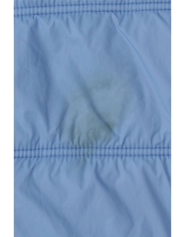 Damska wyściełana kamizelka Crew Clothing UK 16, duża, niebieska, nylonowa