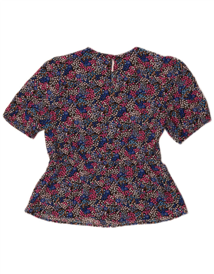 Bluzka damska Oasis Top UK 10 Small, wielobarwna, w kwiaty, wiskoza