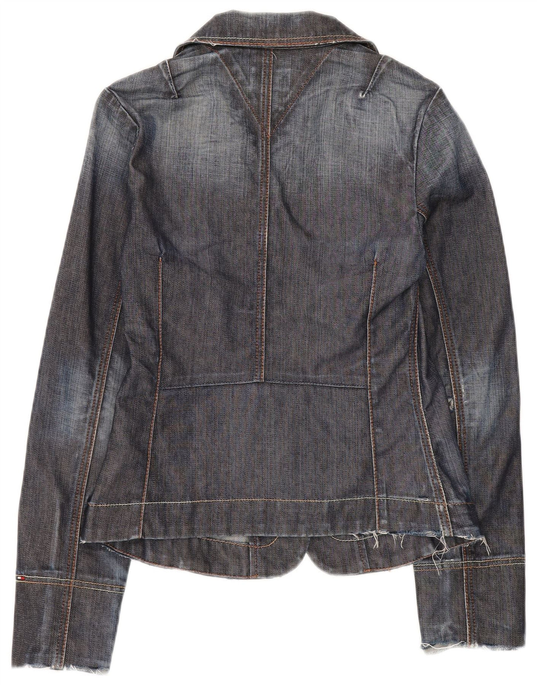 Damska marynarka dżinsowa zapinana na 3 guziki Tommy Hilfiger UK 12, średni granat