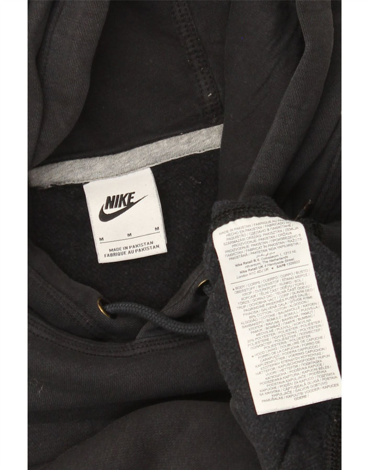 Męska bluza z kapturem Nike, średnia czarna, bawełniana