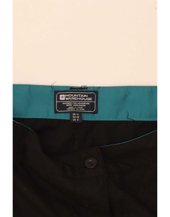 Damskie spodenki na co dzień Mountain Warehouse UK 12 Medium W30, czarny poliester