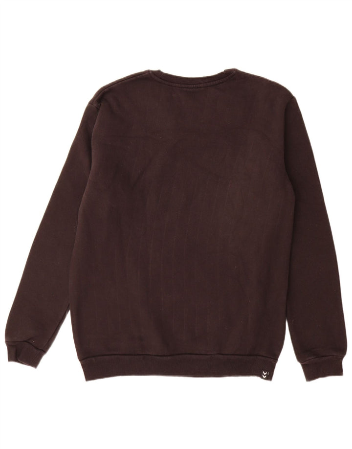 Hummel Męska bluza z kapturem, mała, czarna, bawełniana
