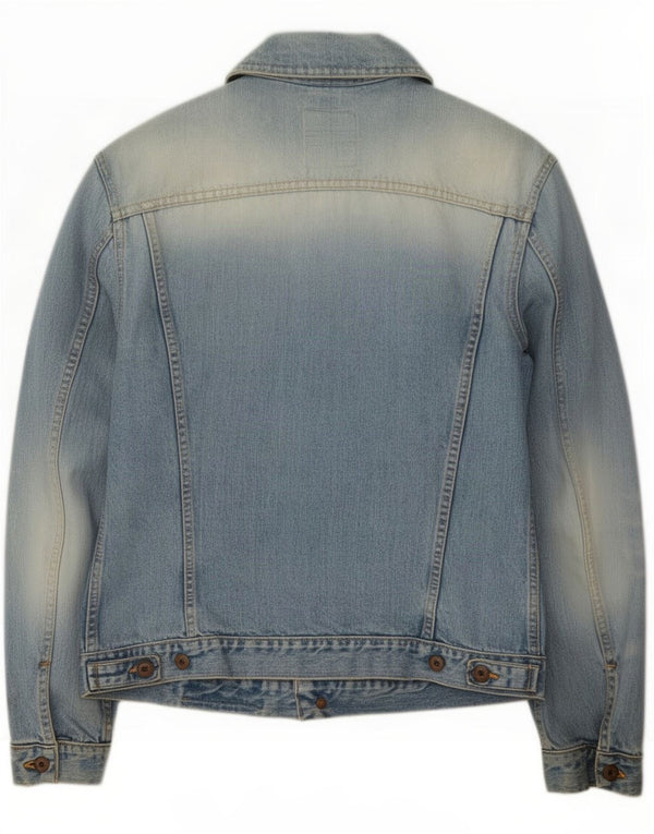 Męska kurtka dżinsowa Roy Rogers Distressed Acid Wash UK 36 Small Blue