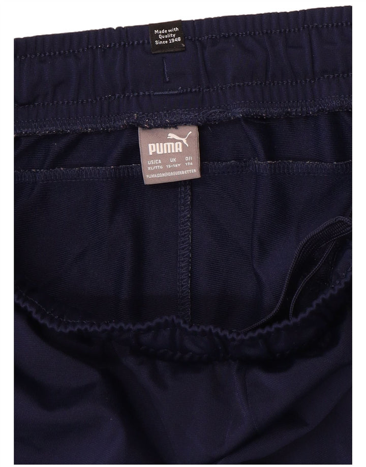Chłopięce spodnie dresowe PUMA Joggery 15-16 lat Granatowe