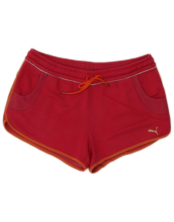 Damskie spodenki sportowe Puma UK 14, duże, różowe, bawełniane