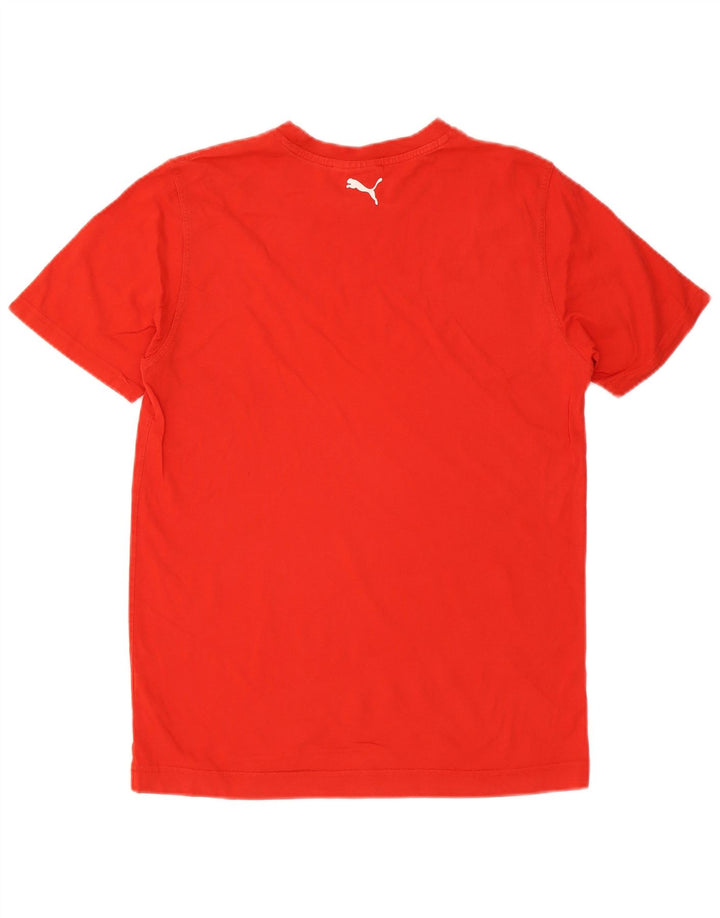 Męski T-shirt z grafiką Puma, średni czerwony