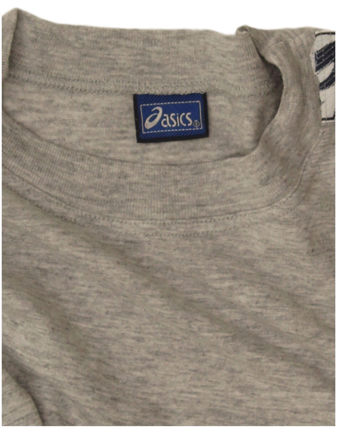 Damski T-shirt Asics Crop Graphic Top UK 14 Średni Szary Nakrapiany