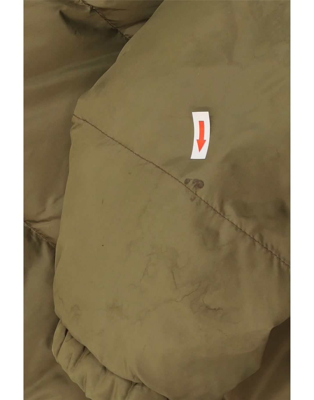 INVICTA Męska wyściełana kurtka o luźnym kroju UK 38, średni khaki, poliamid