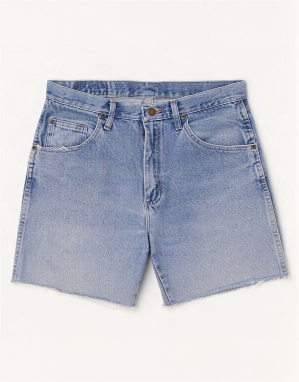 Wrangler Mens Regular Fit Denim Shorts W31 Medium Blue Cotton