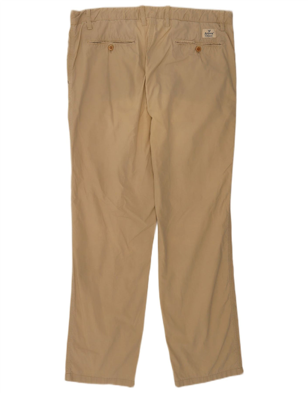 Męskie spodnie typu chino Avirex W38 L32, bawełna khaki