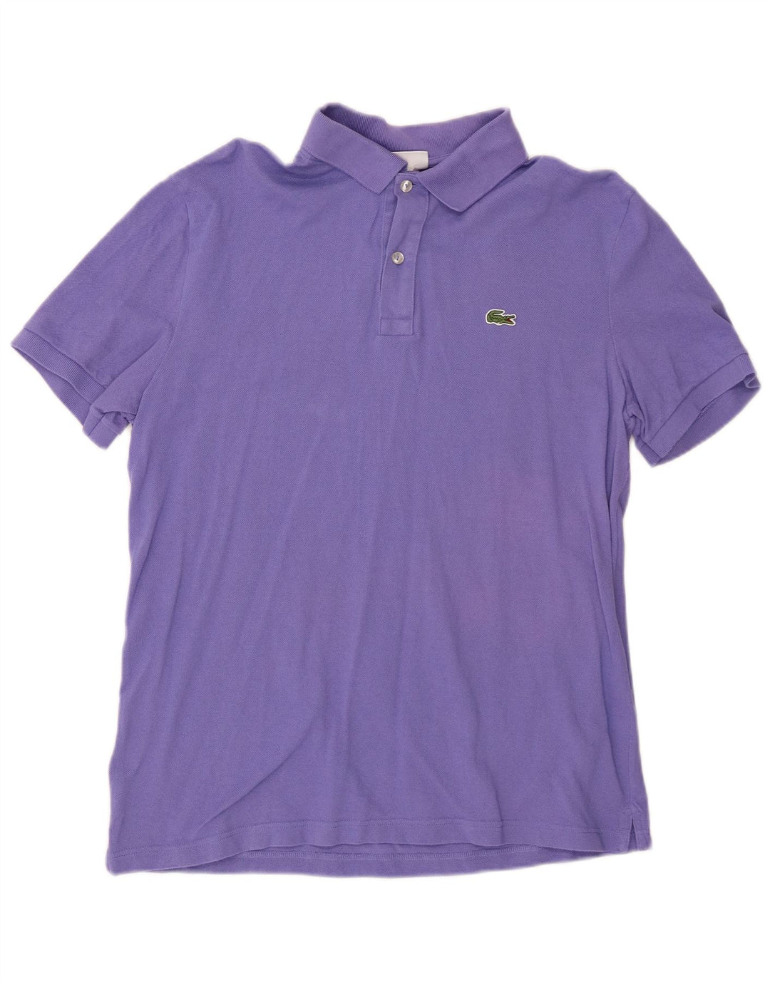 Męska koszulka polo LACOSTE Slim Fit, rozmiar 6 XL, fioletowa bawełna