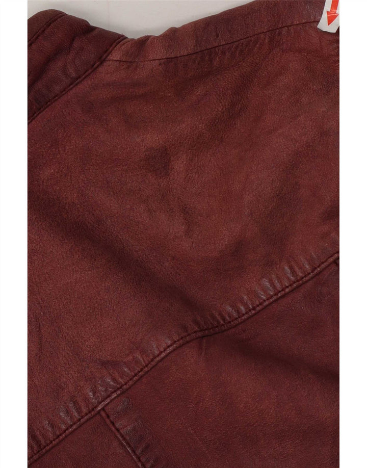 Conbipel Kurtka skórzana damska IT 44 Medium Burgundy