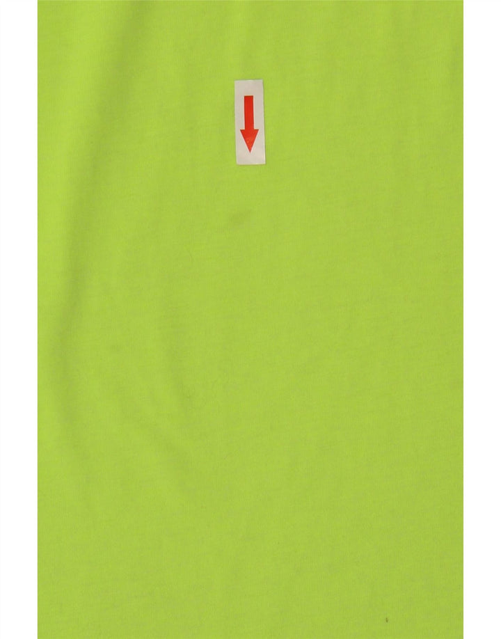 Męski T-shirt z grafiką The North Face, mały, zielony, poliestrowy