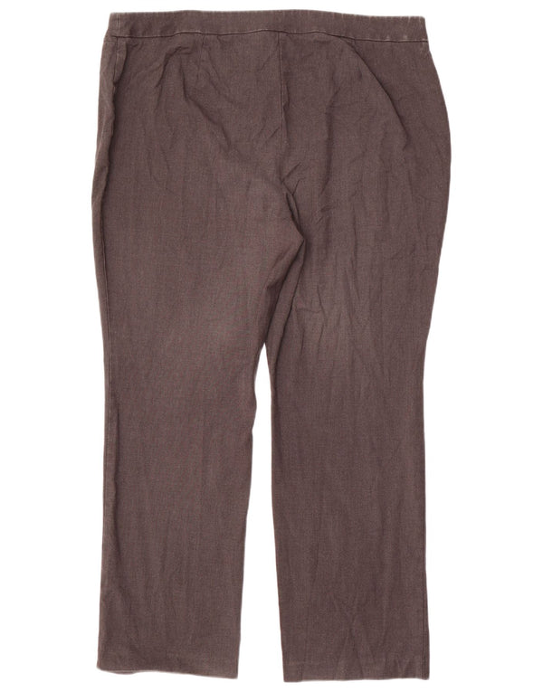 Marks & Spencer Damskie proste spodnie garniturowe UK 20 2XL W40 L29 Szare