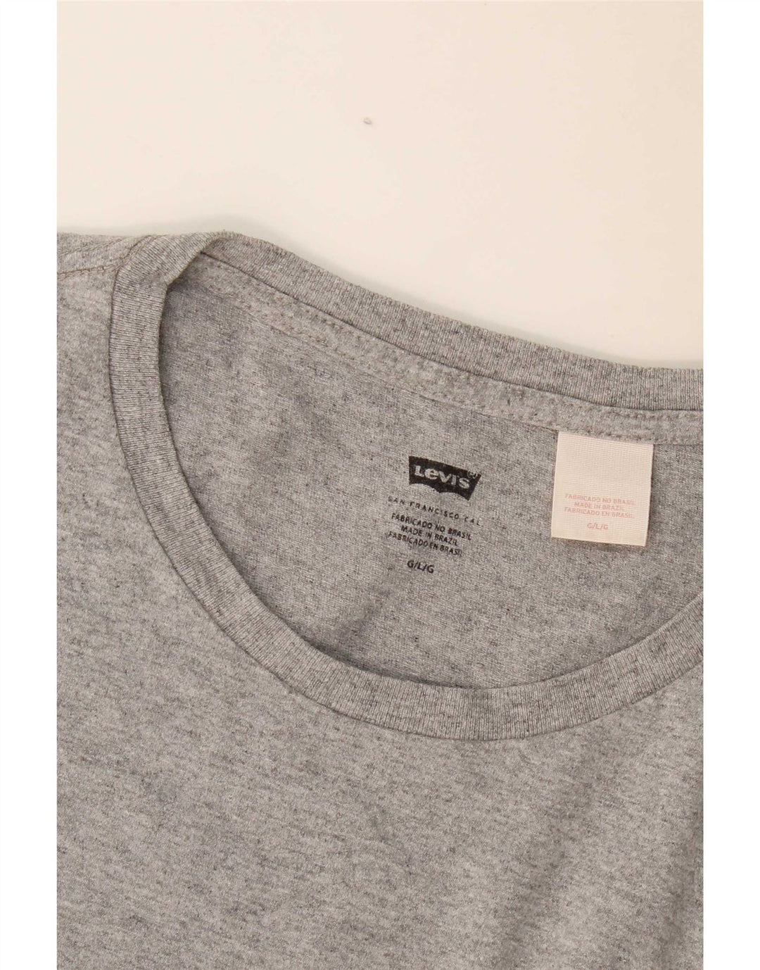 Męski T-shirt Levi's, duży, szary, nakrapiany