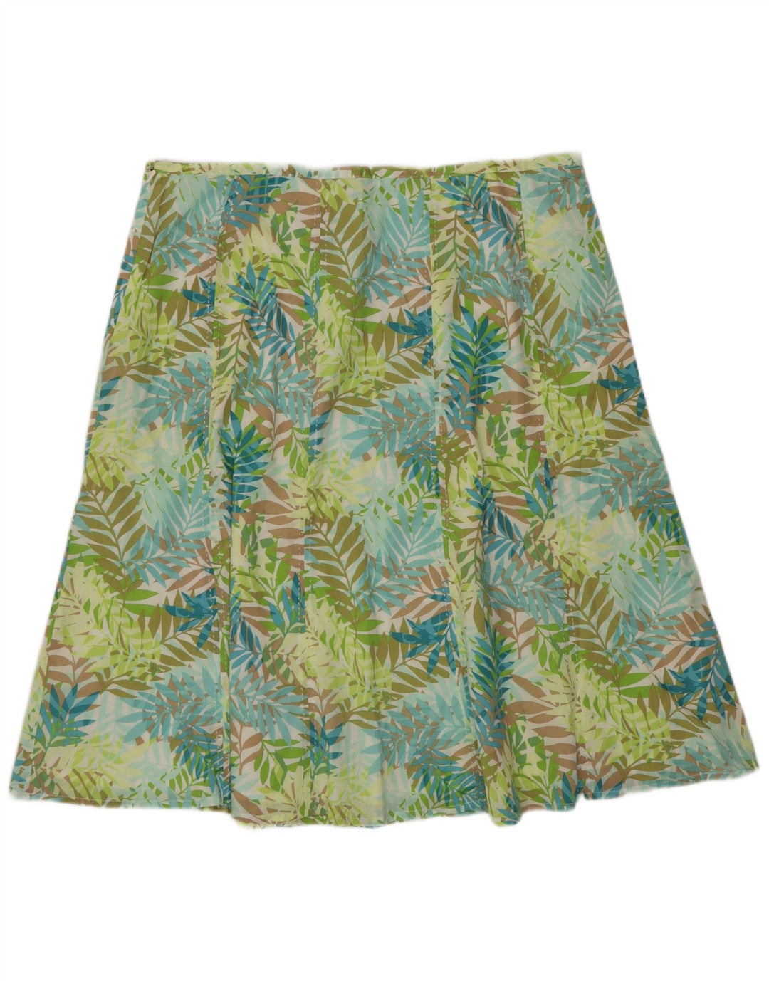 EDDIE BAUER Damska spódnica w kształcie litery A US 12 duża W32 wielokolorowe kwiaty