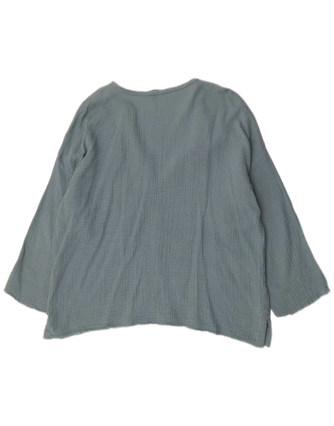 Damska tunika oversize Zara UK 18 XL, niebieska bawełna