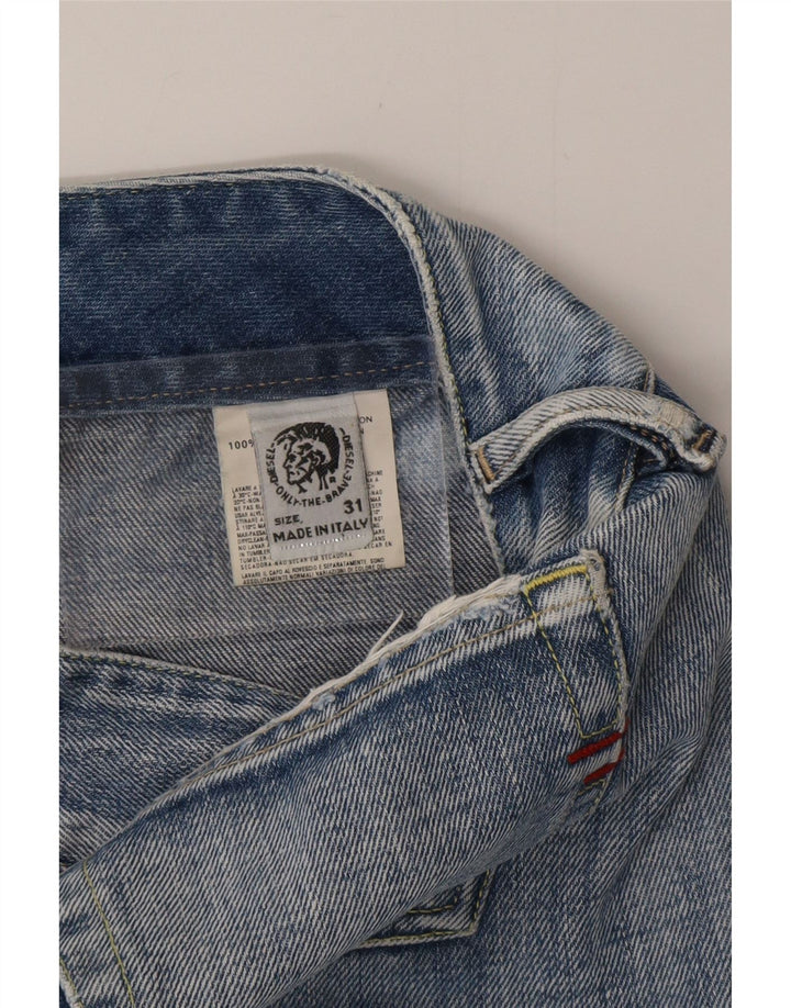 Damskie spodenki jeansowe DIESEL W31 Średnioniebieskie, bawełniane