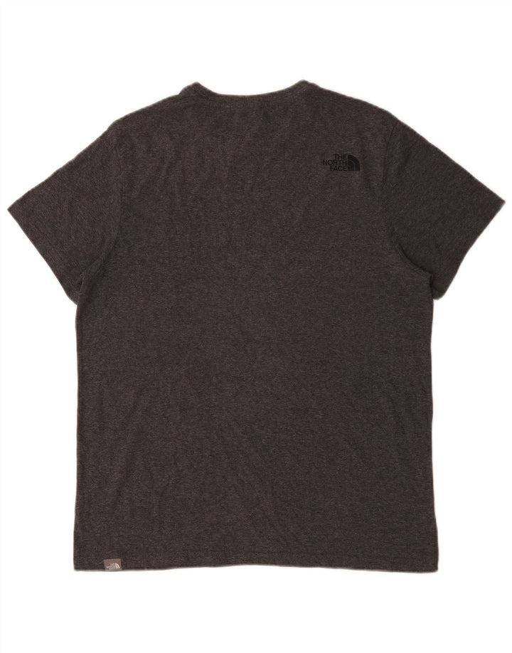 T-shirt męski The North Face, średni, szary, nakrapiany