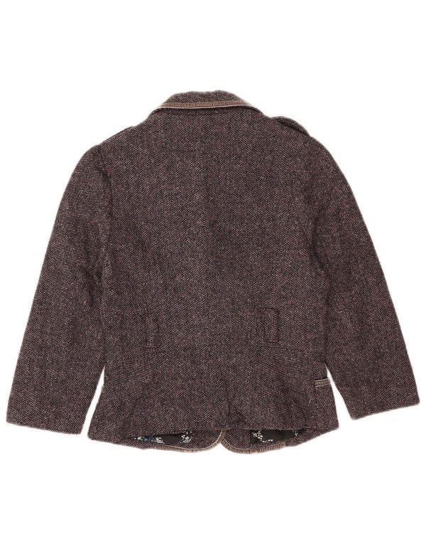 Damska marynarka wojskowa Tommy Hilfiger z rękawem 3/4, UK 10, mała fioletowa