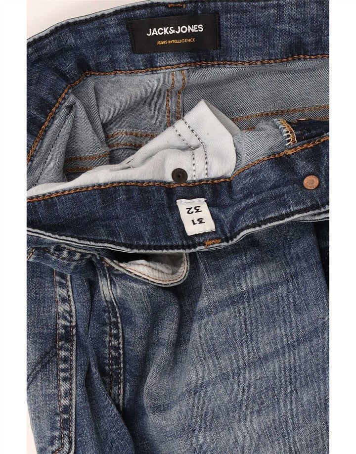 Męskie spodenki jeansowe Jack & Jones W31 Średnioniebieskie, bawełniane