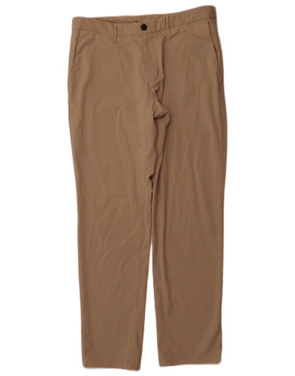 Spodnie Chino Massimo Dutti Męskie Slim Fit EU 42 Large W32 L30 Beżowa Bawełna