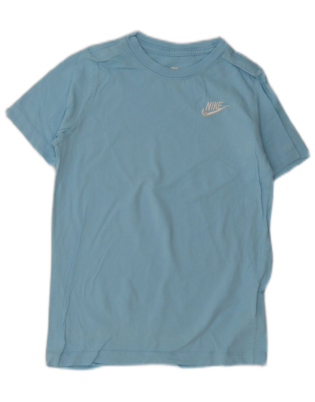 T-shirt chłopięcy Nike w wieku 10–11 lat, średni niebieski, bawełniany