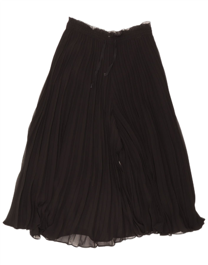Damskie spodnie kuloty Zara XS W24 L14 Czarny poliester