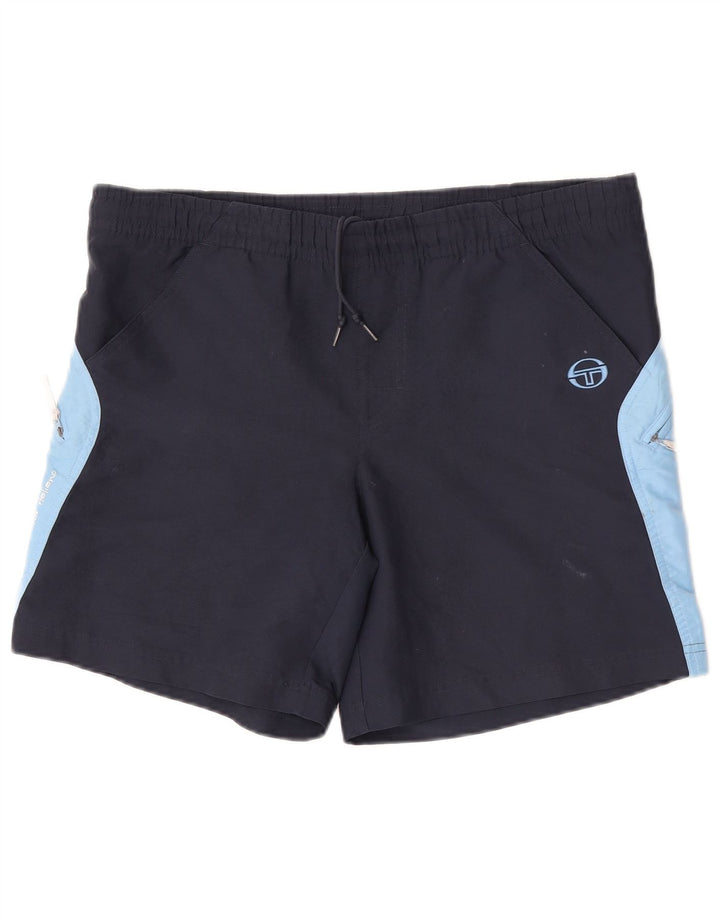 Męskie spodenki sportowe Sergio Tacchini Graphic, średni granat, blok kolorów
