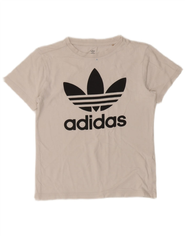 Chłopięca koszulka z grafiką Adidas Top 10-11 lat Biała