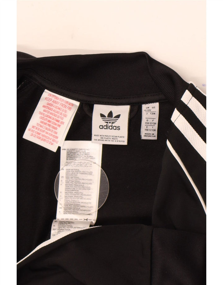 Chłopięca bluza dresowa Adidas 12-13 lat, czarna, poliester