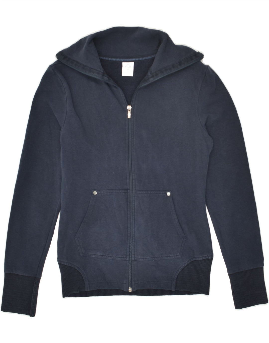 NORTH SAILS Womens Graphic Tracksuit Top Jacket UK 12 Medium Navy Blue Vintage North Sails and Second-Hand North Sails from Messina Hembry 
