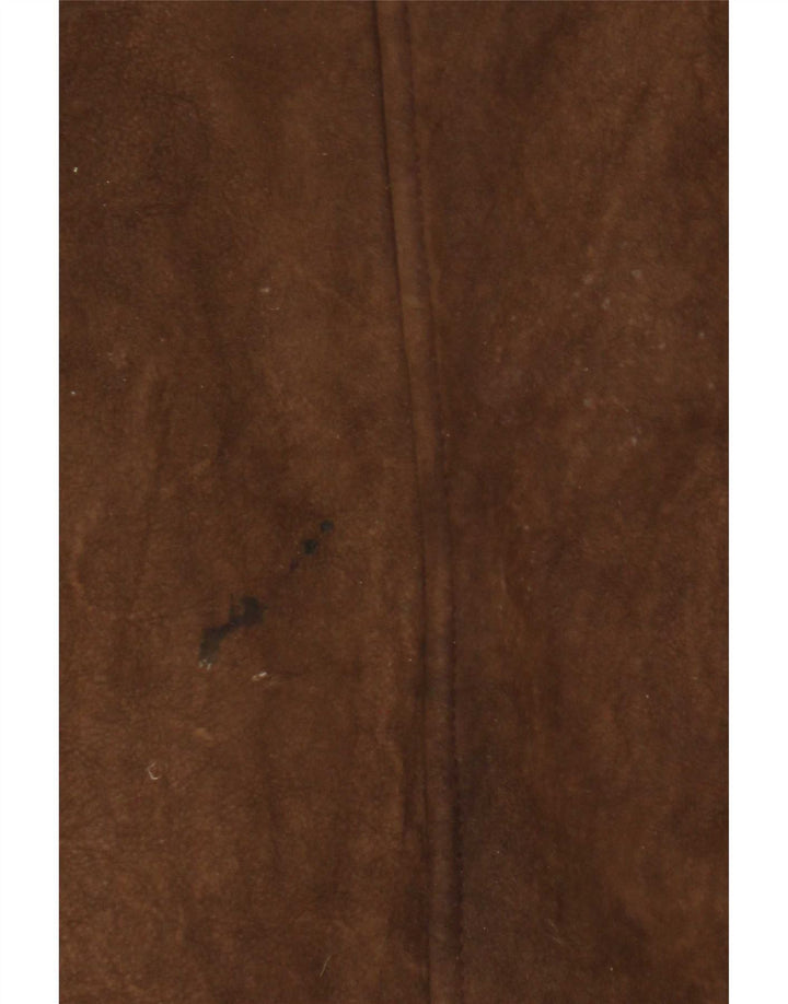Vintage damski płaszcz z kapturem z kapturem UK 8 Small Brown