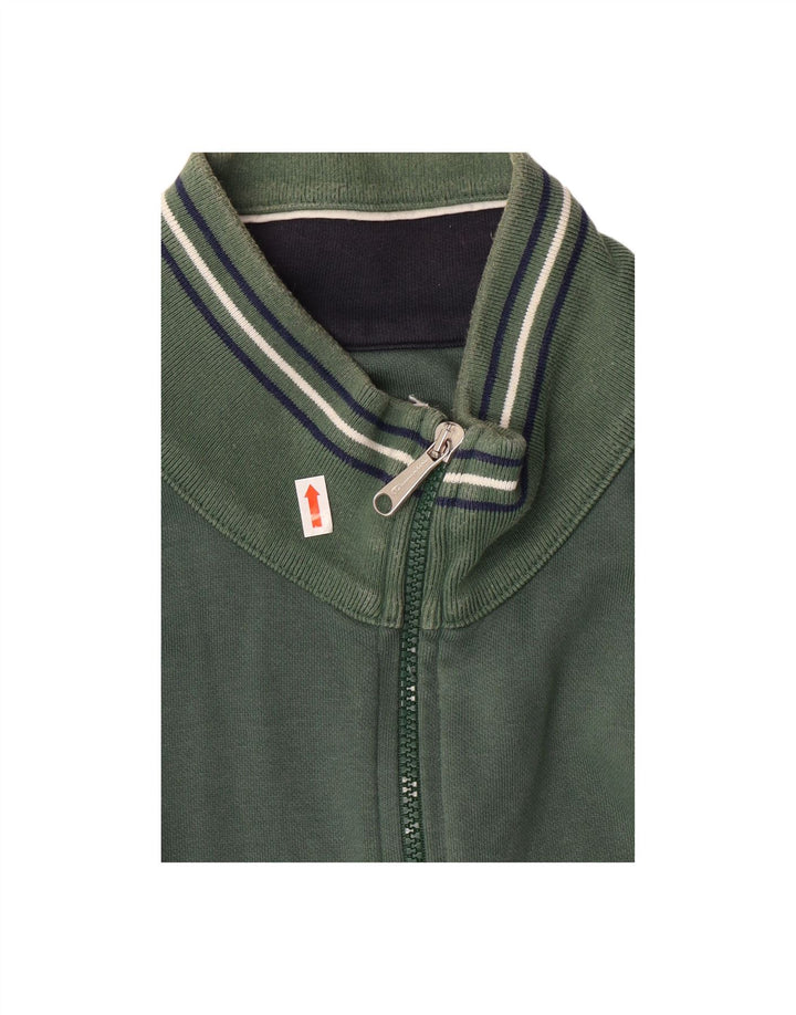 CHAMPION Mens Tracksuit Top Jacket 2XL Green Cotton