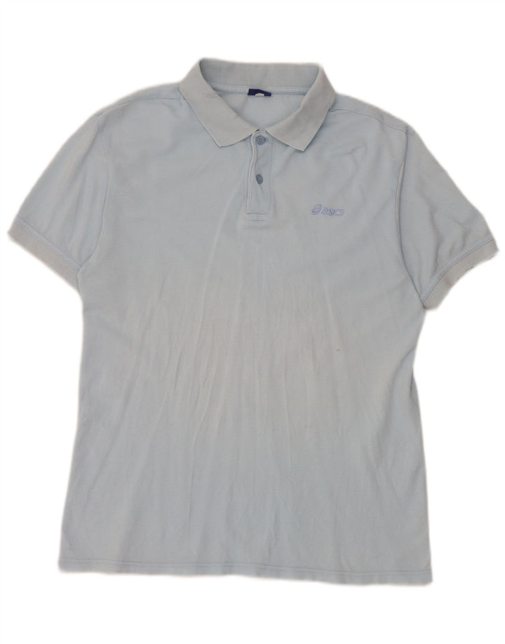 Męska koszulka polo Asics w kolorze średnioniebieskim