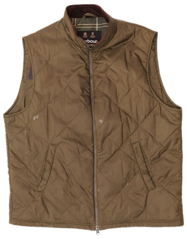 Męska pikowana kamizelka Barbour UK 42 XL Khaki, poliamid