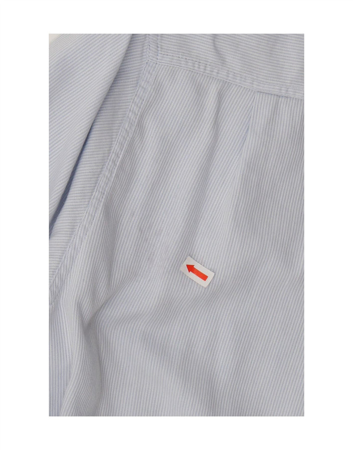 ARMANI JUNIOR Koszula chłopięca 13-14 lat, niebieska, bawełniana w prążki