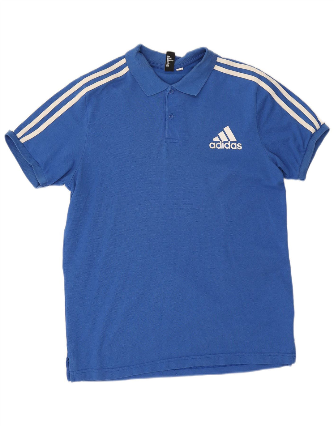 Męska koszulka polo Adidas, kolor średni niebieski