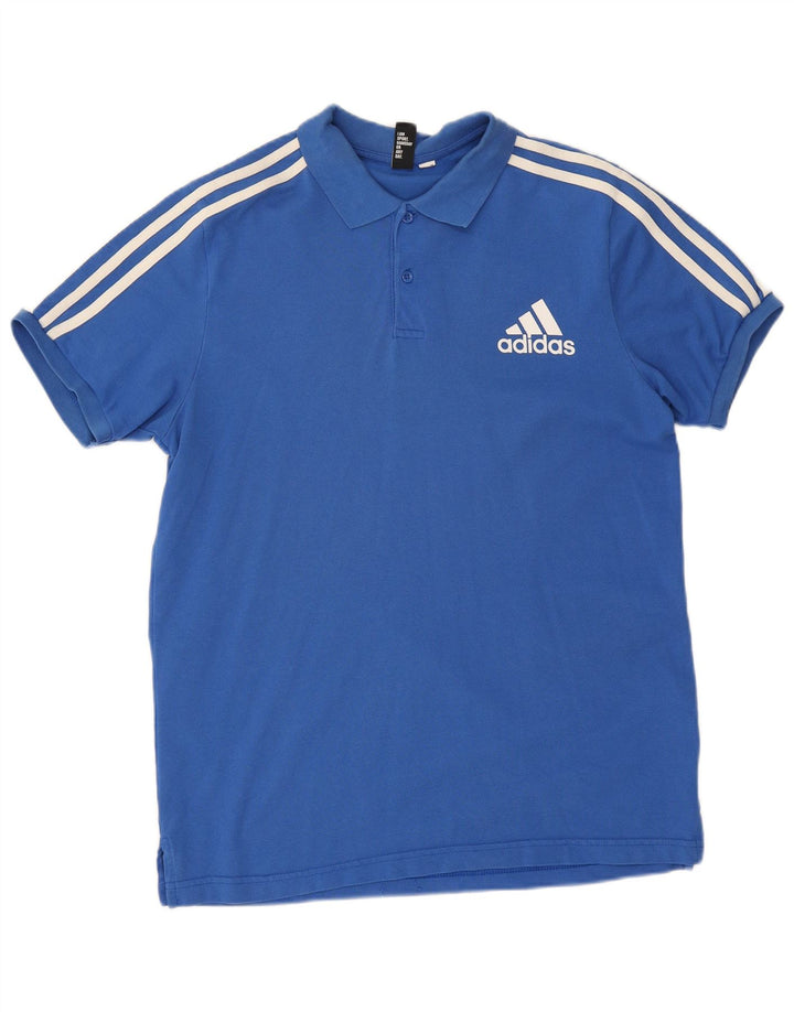 Męska koszulka polo Adidas, kolor średni niebieski