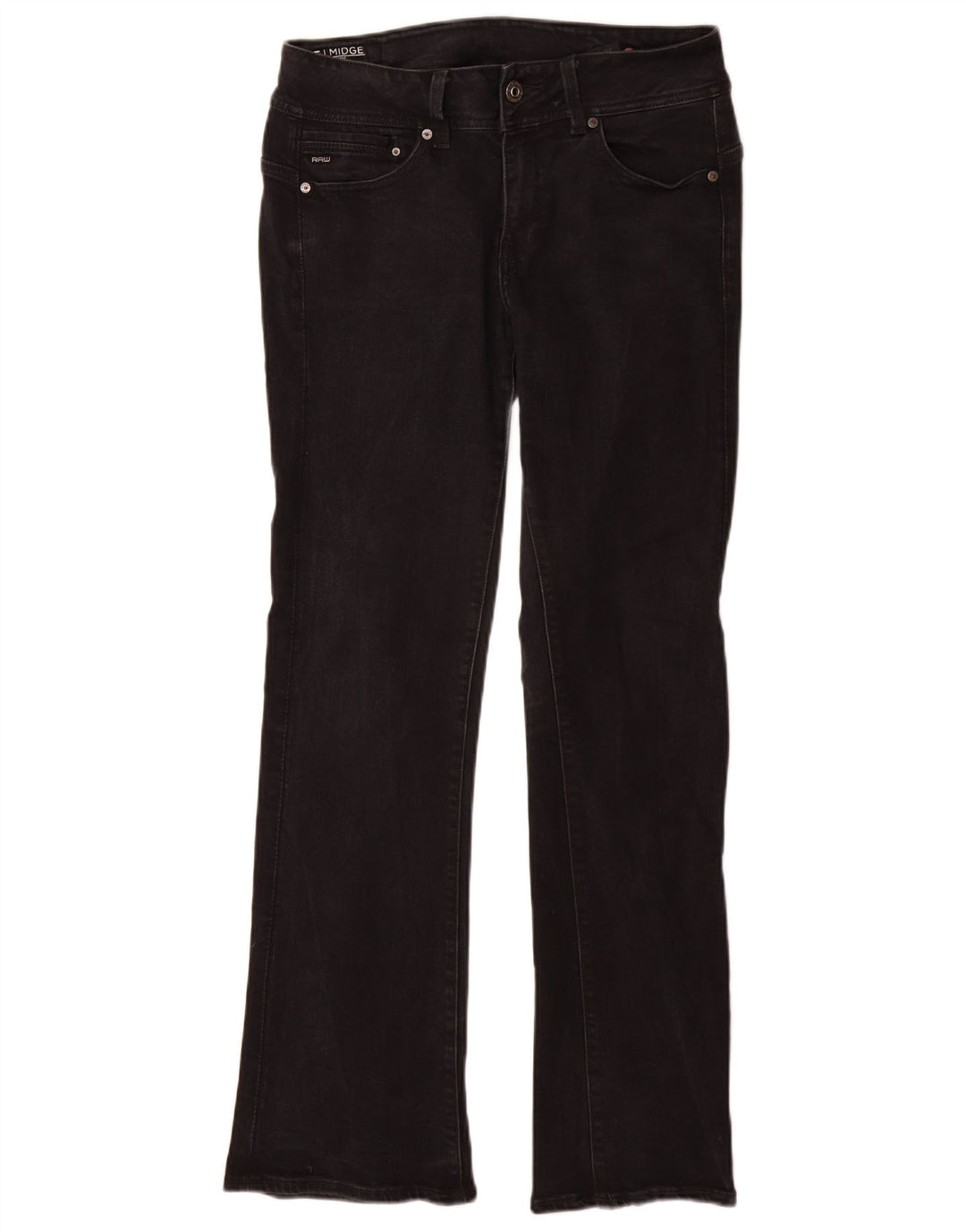 Damskie jeansy G-Star Midge Bootcut W31 L32 Czarna bawełna
