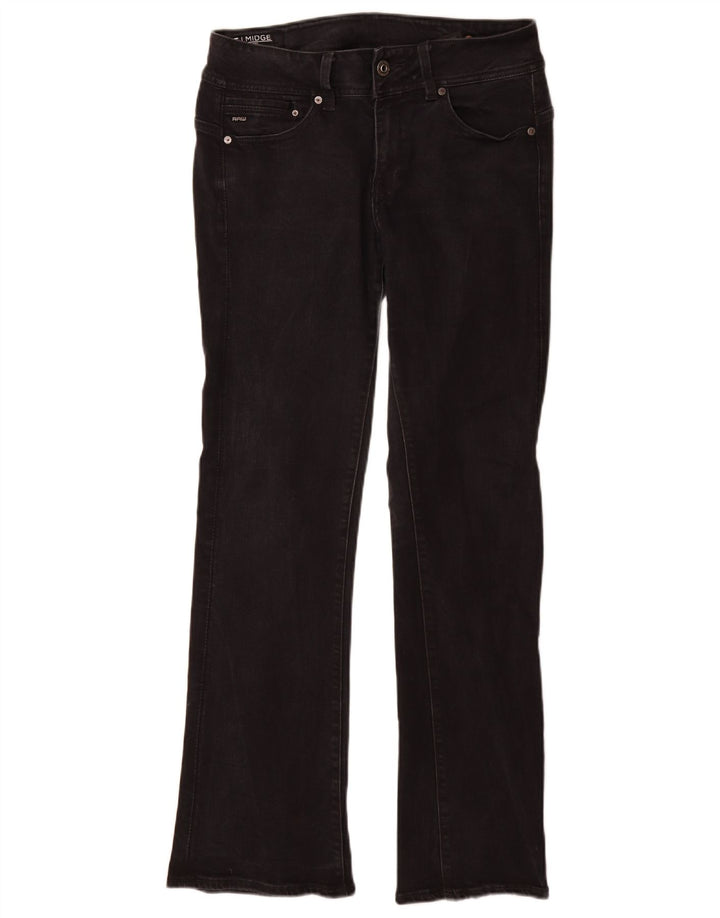Damskie jeansy G-Star Midge Bootcut W31 L32 Czarna bawełna
