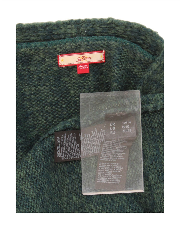 JOE BROWNS Womens Oversized Open Cardigan Sweater UK 12/14 Medium Green Vintage Joe Browns and Second-Hand Joe Browns from Messina Hembry 